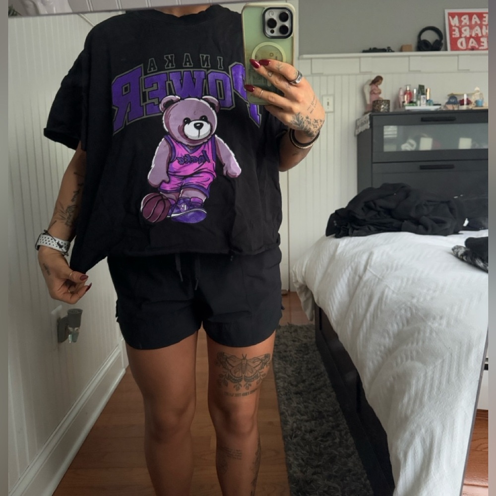 Inaka Power Haze Teddy Cropped Tee